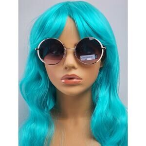 FGX by Foster Grant Gold & White Full Round Metal Frame Sunglasses 52077FGX020